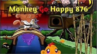 Monkey GO Happy Stage 876 - 4K - Walkthrough -  a PencilKids Game