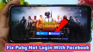 Fix PUBG MOBILE Not Login With Facebook | Pubg login problem