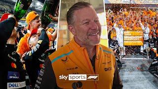 Zak Brown reflects on McLaren's first Constructors' title in 26 YEARS 🟠