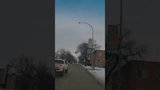 Winter Driving Fort Rouge Winnipeg #shortsviral #shorts #youtubeshorts