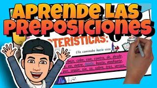  Las PREPOSICIONES en ESPAÑOL para NIÑOS de PRIMARIA con TRUCO