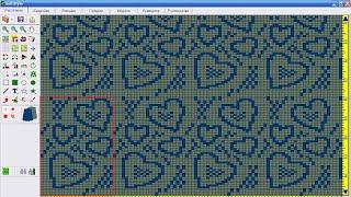 Узор Ложный Ажур (Панчлейс) можно набить на перфокарту