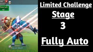 Lords mobile limited challenge bloodlust stage 3 fully auto|Grim Wolf Stage 3 fully auto