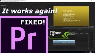 [Older versions]Premiere Pro Black Screen FIXED!!! - Pr cc 2017