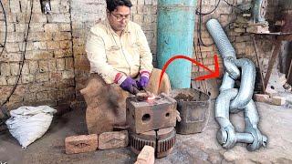 Metal Work to Make Heavy Chain Locks || Amazing Chains Manufacturing