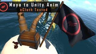 Maya To Unity Anim (nCloth Tested)