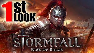 Stormfall : Rise of Balur  (1st Look MMO/strategy iOS Gameplay)