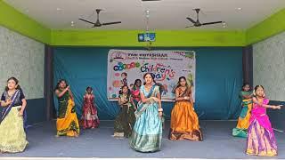 Children's day celebration | 24-25 | 3rd & 5th girls dance | pulsar bike song | Vani vidyashram