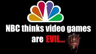 NBC thinks Video Games are Evil... Yes this is real...
