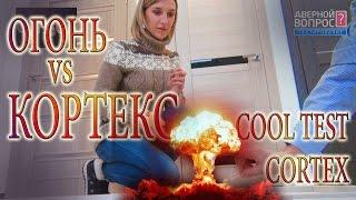 Тест Супер прочное  покрытие дверей Кортекс COOL TEST DOOR CORTEX (Germany) VS fire and scratches