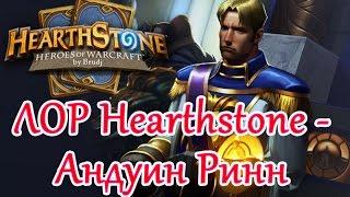 Hearthstone ЛОР - Андуин Ринн, дипломат Альянса