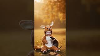 Adorable Friendship: Baby and Kitten’s Cuteness Overload!  #youtubeshorts #BabyAndKitten