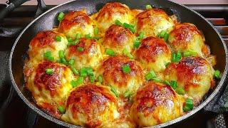 I've never eaten such delicious potatoes! Simple dinner! Quick recipe.