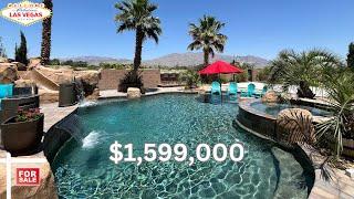 Backyard Oasis $1.59M Home For Sale Las Vegas | 1/2 acre | 3,568 sqft | 5 BD | 3CR | RV