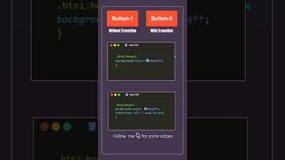 Transition in CSS #shorts #css #coding