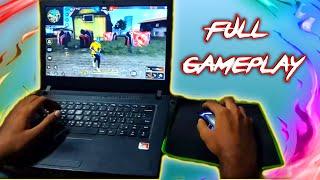 Government Laptop freefire Handcam Gameplay | part 3 - Rockram gaming - 4Gb Ram Laptop player