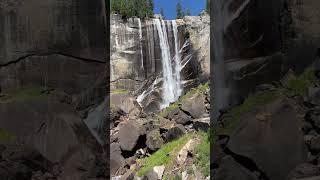 At the bottom of Vernal Falls Yosemite  July 2022
