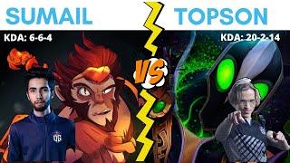 Topson VS Sumail - Dota 2 Pro Player - 9kMMR (Topson Player Perspective)