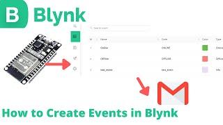 How to create events in blynk IoT platform | events in new Blynk IoT platform  #blynk #esp32 #iot