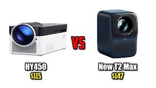 HY450 vs Wanbo New T2 Max - In-Depth Comparison - Ultra Short Throw vs Fully Sealed Optical