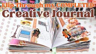 I finished decorating ALL of my creative journal... [Happy Planner Creative Journal Flip Through]