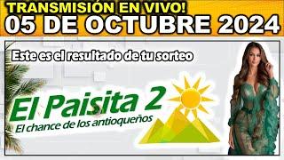 PAISITA 2: Resultado PAISITA 2 del JUEVES 10 de octubre de 2024.