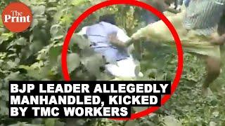 West Bengal BJP vice-president Jay Prakash Majumdar allegedly manhandled, kicked by TMC workers