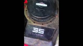 Champion 35 classic Briggs and Stratton mower quik update 27/3/16