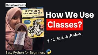 #63 Let's Code Python Crash Course | studywithnova