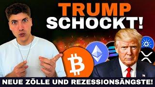 Trump lässt Bitcoin & Krypto wieder crashen!  Rezessionsangst eskaliert ️ Was passiert jetzt?