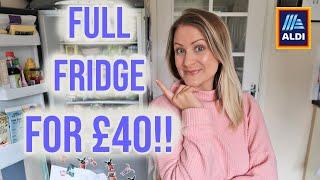 £40 Budget Aldi Grocery Haul & Meal Plan - Family Of 4 Week Of Meals! How I Save Money On Groceries!