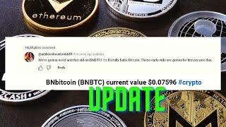 BNbitcoin (BNBTC) response to question, #crypto #pooraudio