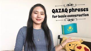 Phrases for basic conversation in Kazakh