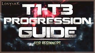 LOST ARK - Beginners guide to TIER 1 - TIER 3 progression on NA/EU