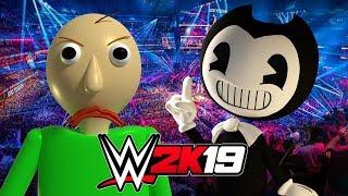 BALDI vs BENDY | WWE 2K19 Gameplay