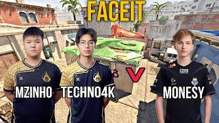 Techno4K POV W/Mzinho vs m0NESY VOICE COMMS CS2 FACEIT (20/4/15) May 5th 2024