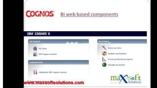 COGNOS Online Training | COGNOS Demonstration - maxsoftsolutions