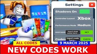 *NEW CODES MARCH 9, 2025* TCG Card Shop Simulator ROBLOX | ALL CODES