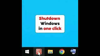 Shutdown your PC in 1 click