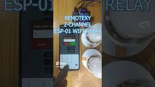 REMOTEXY 2-CHANNEL ESP-01 WIFI RELAY