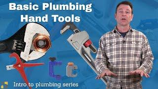 A lesson about some of the basic hand tools used in plumbing - Intro to Plumbing Systems