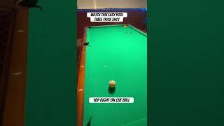 Easy pool table trick shot you can do it too #pooltips #billiards #pooltabletrickshots #8ballpool