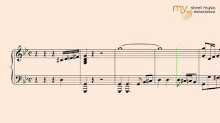 Rock 30 (Opening Theme) - Piano sheet music transcription