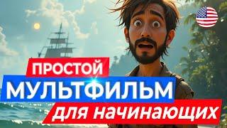 НАЧНИ ПОНИМАТЬ английский на слух. ЛЕГКИЙ МУЛЬТИК для начинающих