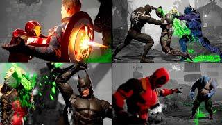 MK1 ALL Fatalities Superheroes #2025