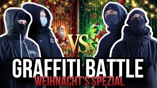 WER GEWINNT? Komm VS | 17. GRAFFITI BATTLEWeihnachts Spezial