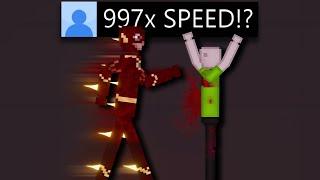 Can You Survive People Playground At 997x Speed?