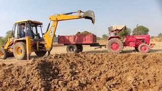 Blippi's Dig It Digger: Excavator Tractor Running without Driver | JCB 3dx Eco Loading Mud Mahendra