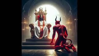 jesus vs devil fight  very attitude video #jesuschrist #devil #shorts