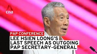 Lee Hsien Loong's last speech as PAP secretary-general | In full